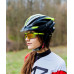 купити Шолом велосипедний CIGNA WT-068 М (54-57см) з козирком, чорно-біло-салатний в Україні на AGROmachine.com.ua