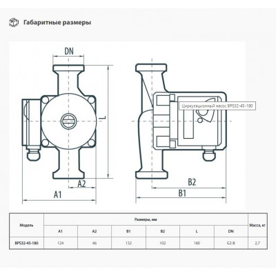 купити Насос циркуляційний Насоси + (NPO) BPS 32/4S -180 в Україні на AGROmachine.com.ua