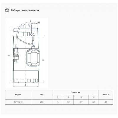 купити Насос криничний Насоси + (NPO) DSP 1000-4H в Україні на AGROmachine.com.ua