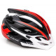 Шолом велосипедний CIGNA WT-016 L (58-61см) з білим козирком, чорно-біло-червоний