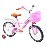 Велосипед 16 COOL GUY рожевий з кошиком (коліщатка з підсвічуванням) Велосипед 16 COOL GUY рожевий з кошиком (коліщатка з підсвічуванням)