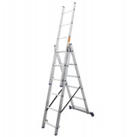 Драбина алюмінієвf 3-х секційнf BLUETOOLS (3х12 ступенів) (160-9029) Драбина алюмінієвf 3-х секційнf BLUETOOLS (3х12 ступенів) (160-9029)