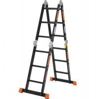 Драбина-трансформер алюмінієва BLUETOOLS (4х3 сходинки) (160-9015)