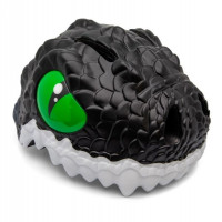 Шолом велосипедний Crazy Safety Чорний дракон, дитячий 49-55 см