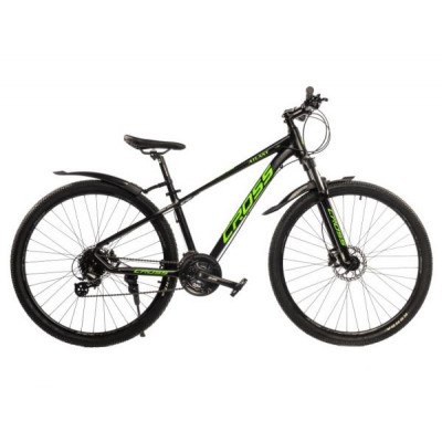 купити Велосипед Cross 29`` Atlant 2022 Рама-15`` black-green в Україні на AGROmachine.com.ua
