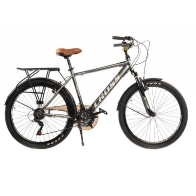 Велосипед Cross 26`` Sonata 2022 Рама-19`` gray-silver