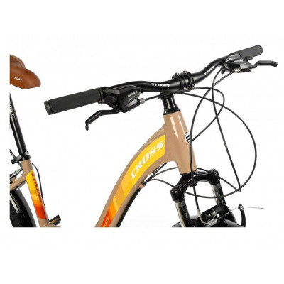 купити Велосипед Cross 26`` Elite 2022 Рама-17`` brown в Україні на AGROmachine.com.ua
