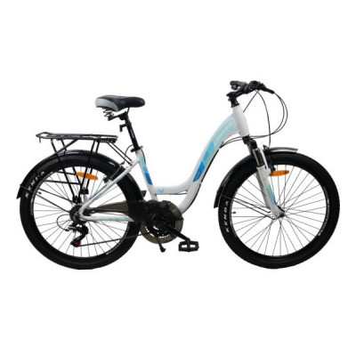 купити Велосипед Cross 26`` Elite 2022 Рама-17`` white в Україні на AGROmachine.com.ua