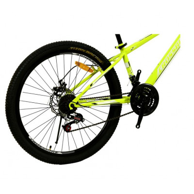 купити Велосипед CrossBike 26`` Spark D-Steel 2023 Рама 13`` neon yellow в Україні на AGROmachine.com.ua