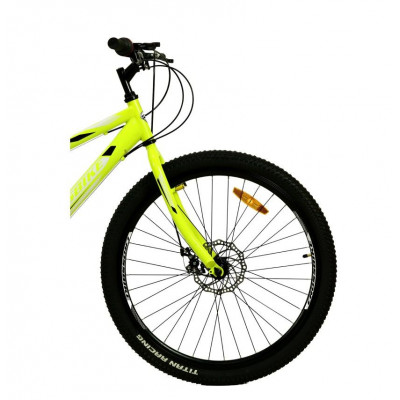 купити Велосипед CrossBike 26`` Spark D-Steel 2023 Рама 13`` neon yellow в Україні на AGROmachine.com.ua