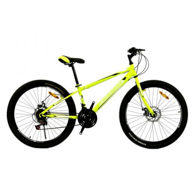 Велосипед CrossBike 26`` Spark D-Steel 2023 Рама 13`` neon yellow