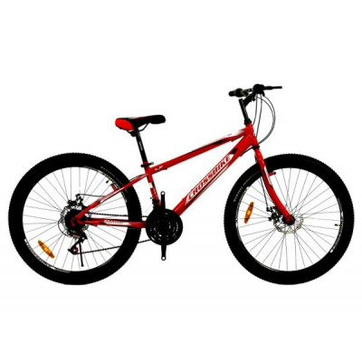 купити Велосипед CrossBike 24`` Spark D-Steel 2022 Рама 11`` red в Україні на AGROmachine.com.ua