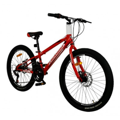 купити Велосипед CrossBike 24`` Spark D-Al 2022 Рама 11`` red в Україні на AGROmachine.com.ua