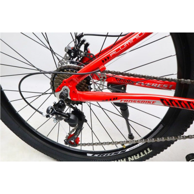 купити Велосипед CrossBike 24`` Everest 2022 Рама-12`` red в Україні на AGROmachine.com.ua
