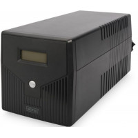 Лінійно-інтерактивний ДБЖ Digitus Line-Interactive 1500VA/900W LCD 4xSchuko RJ45 RS232 USB DN-17007