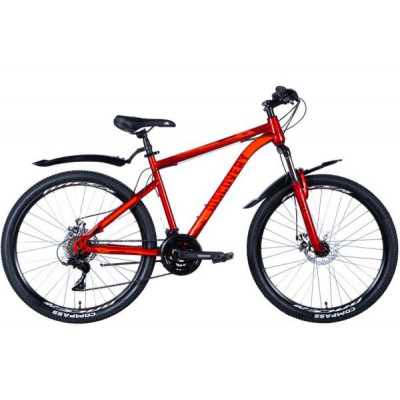 купити Велосипед Discovery 26 TREK AM DD рама-18 червоний з крилом Pl 2024 в Україні на AGROmachine.com.ua