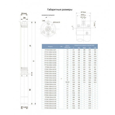 купити Насос свердловинний Dongyin 3SDm1.8/26 777104 в Україні на AGROmachine.com.ua