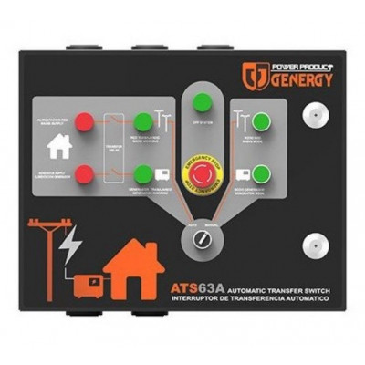 купити Блок автоматичного введення резерву для генератора GENERGY 63А 8-22кВт 3ф (240214090.ats) в Україні на AGROmachine.com.ua