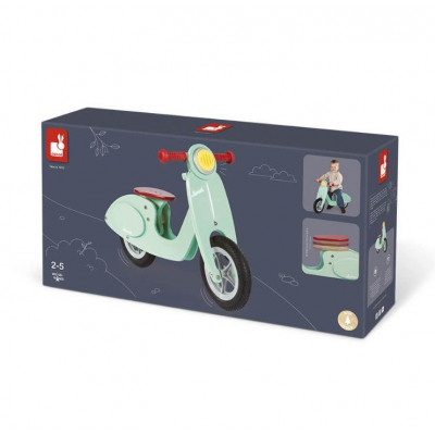 купити Толокарь скутер Janod Ретро J03243 мятный в Україні на AGROmachine.com.ua
