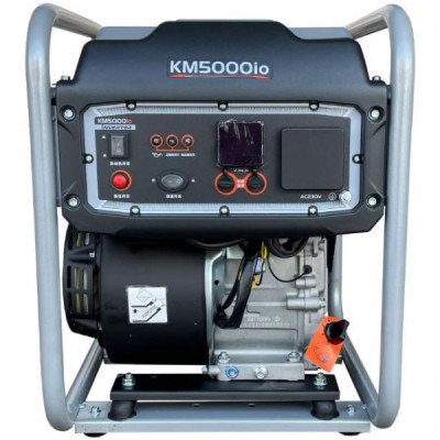 Генератор бензиновий інверторний KEMAGE KM5000io-3 з дисплеєм та додатковим підключенням генерат