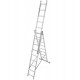 Драбина універсальна 3-секційна KRAUSE Corda (3х9 сходинок) (030399) Драбина універсальна 3-секційна KRAUSE Corda (3х9 сходинок) (030399)