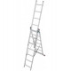 Драбина універсальна 3-секційна KRAUSE Corda (3х7 сходинок) (030375) Драбина універсальна 3-секційна KRAUSE Corda (3х7 сходинок) (030375)