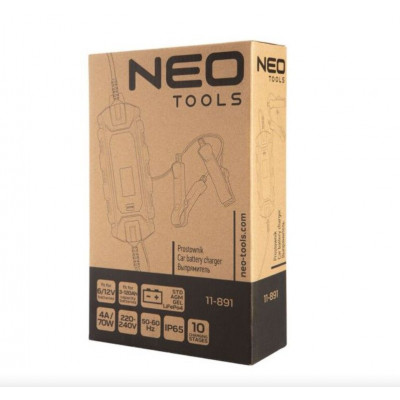 купити Зарядний пристрій автоматичний Neo Tools 11-891 4A/70Вт в Україні на AGROmachine.com.ua