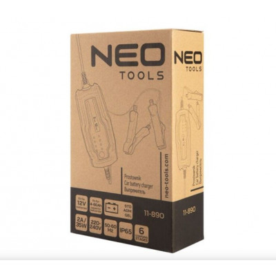 купити Зарядний пристрій автоматичний Neo Tools 11-890 2А/35Вт в Україні на AGROmachine.com.ua
