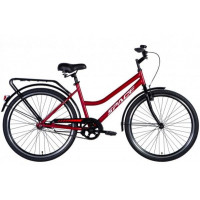 Велосипед SPACE 26 ST-049 гальмівна рама-17`` рубіновий 2024