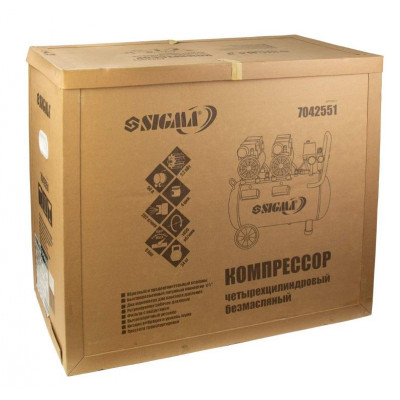 купити Компресор чотирьохциліндровий безмасляний SIGMA (7042551) в Україні на AGROmachine.com.ua