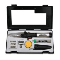 Паяльник газовий TOPTUL EGAE0801 150W з комплектом насадок 8 од Паяльник газовий TOPTUL EGAE0801 150W з комплектом насадок 8 од