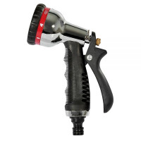 Пістолет-розпилювач Vitals Master 8-позиційний металевий хромований Пістолет-розпилювач Vitals Master 8-позиційний металевий хромований