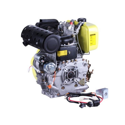 купити Двигун 195FE - дизель (під шліци діаметр 25 мм) (к.с.) з електростартером Y-BOX в Україні на AGROmachine.com.ua