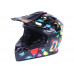 купити Шолом мотоциклетний кросовий MD-911 VIRTUE (чорний із кольоровою графікою, size XS) з окулярами в Україні на AGROmachine.com.ua