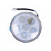 купити Оптика фари круглої (лінза з ободом) 8+1 LED діаметр 140мм Дельта/Альфа в Україні на AGROmachine.com.ua
