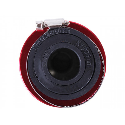 купити Фільтр нульовий KM червоний Ø48-50/35/28 мм прямий - АМ в Україні на AGROmachine.com.ua