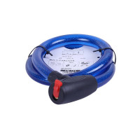 Замок протиугінний тросовий 22мм*1000мм (під ключ) ZX1232 Замок протиугінний тросовий 22мм*1000мм (під ключ) ZX1232