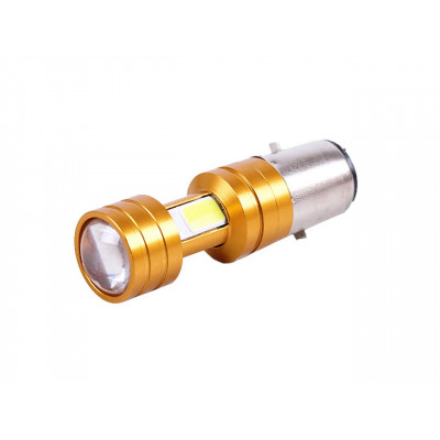 купити Лампа фари діодна 2 кристали лінза Н6 BA20D 12V 35/35W - LED - АМ в Україні на AGROmachine.com.ua