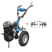 Мотоблок ДТЗ 512ДН (5.00-12) + фреза (Зібраний з маслами) Мотоблок ДТЗ 512ДН (5.00-12) + фреза (Зібраний з маслами)