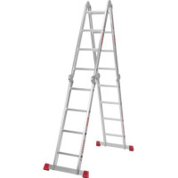 Драбина-трансформер алюмінієва Квітка Heavy Duty (4х4 сходинки) (110-9604) Драбина-трансформер алюмінієва Квітка Heavy Duty (4х4 сходинки) (110-9604)