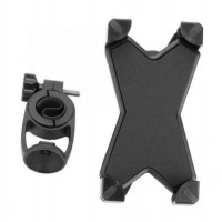 Утримувач для смартфону BC-B708 універсальний з кріпленням на кермо, чорний Утримувач для смартфону BC-B708 універсальний з кріпленням на кермо, чорний